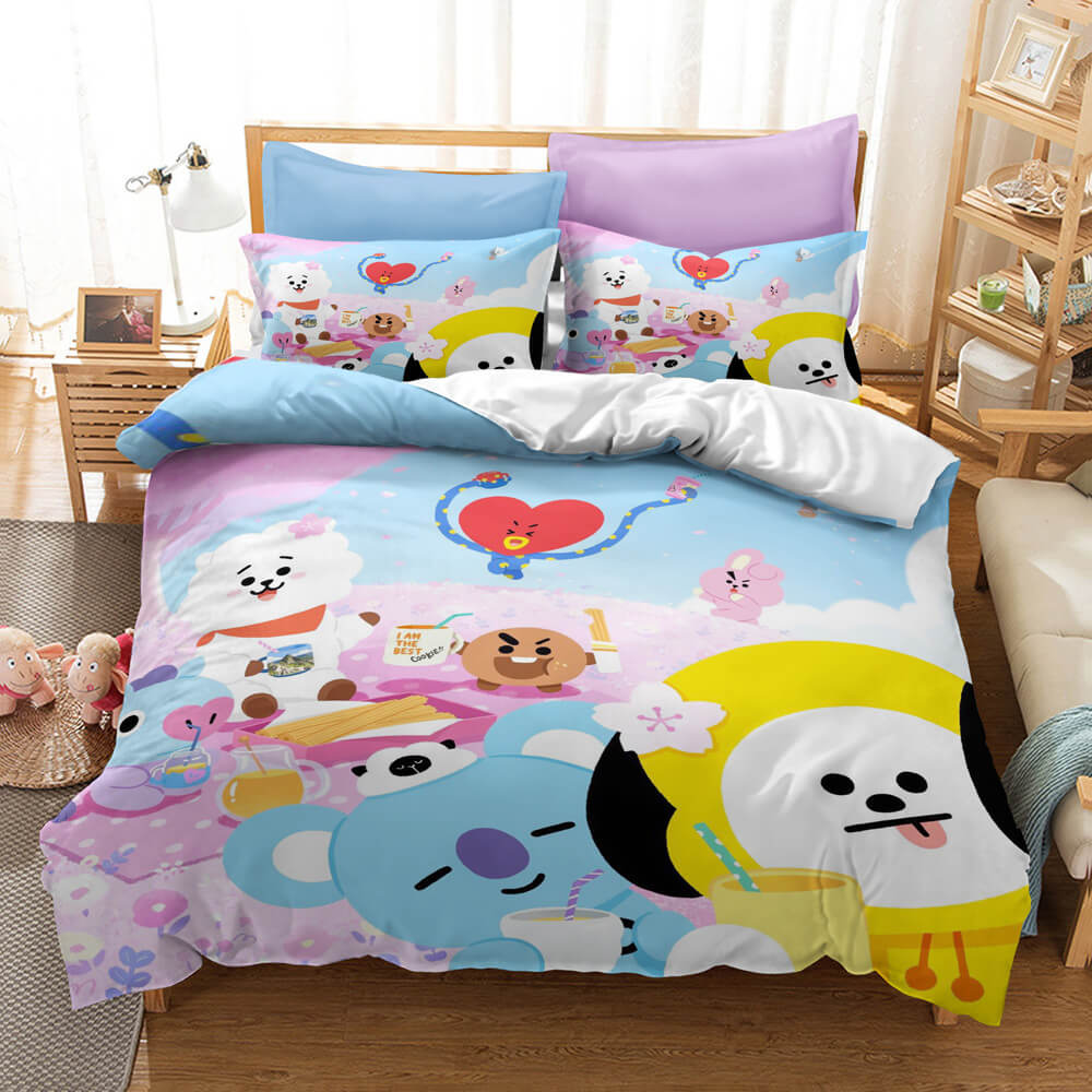 2024 NEW Classic Cartoon image Bedding Set Quilt Covers Without Filler