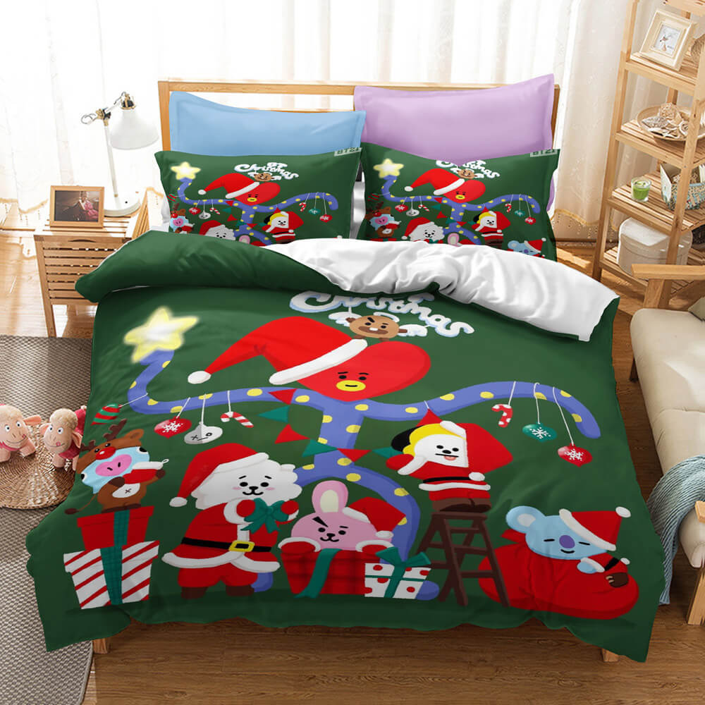 2024 NEW Classic Cartoon image Bedding Set Quilt Covers Without Filler