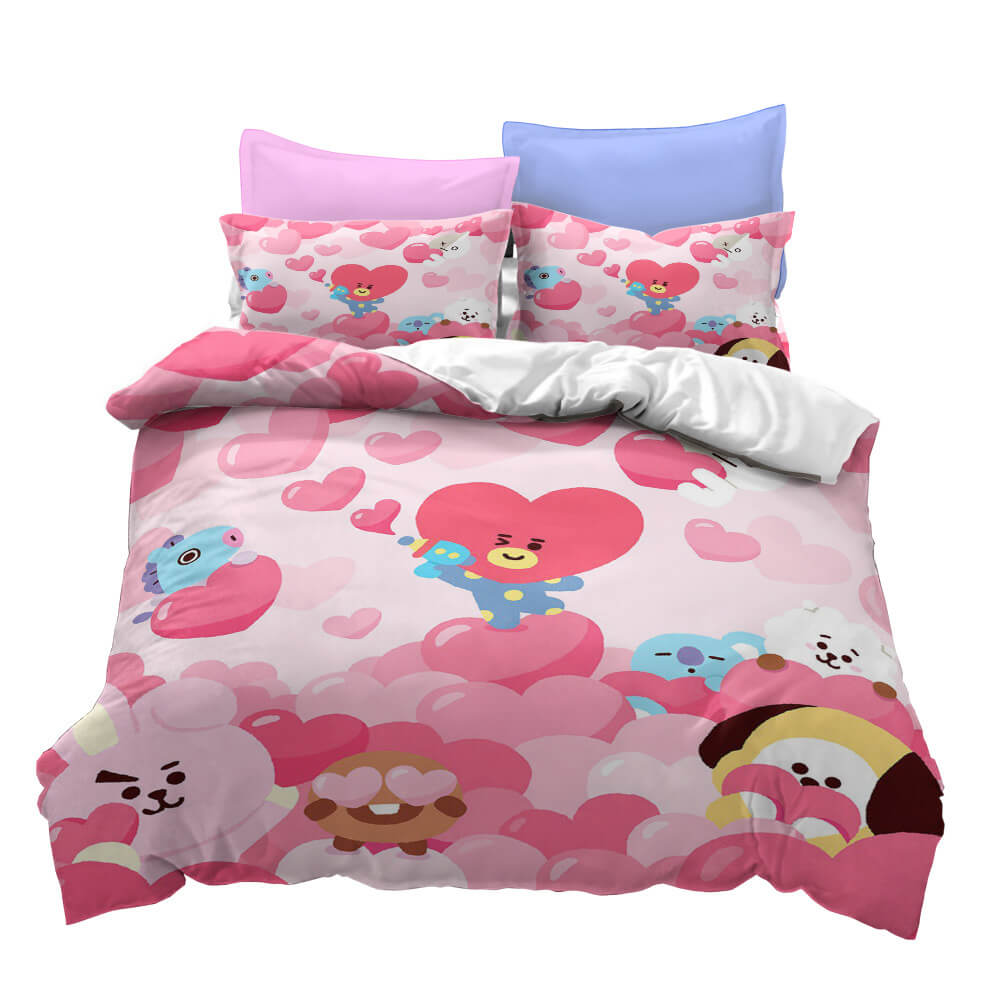 2024 NEW Classic Cartoon image Bedding Set Quilt Covers Without Filler