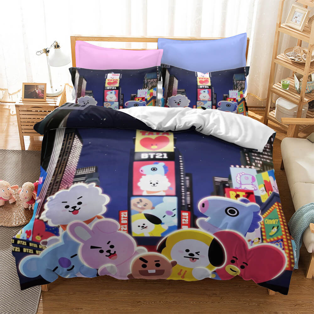 2024 NEW Classic Cartoon image Bedding Set Quilt Covers Without Filler