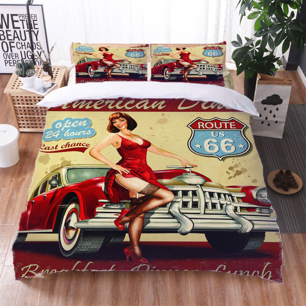 2024 NEW Classic Retro Style Bedding Set Quilt Cover Without Filler