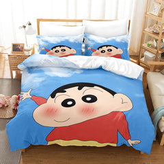 2024 NEW Crayon Shin-chan Cosplay Bedding Set Quilt Cover Without Filler