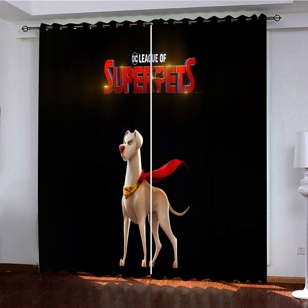 2024 NEW DC League of Super-Pets Curtains Window Drapes