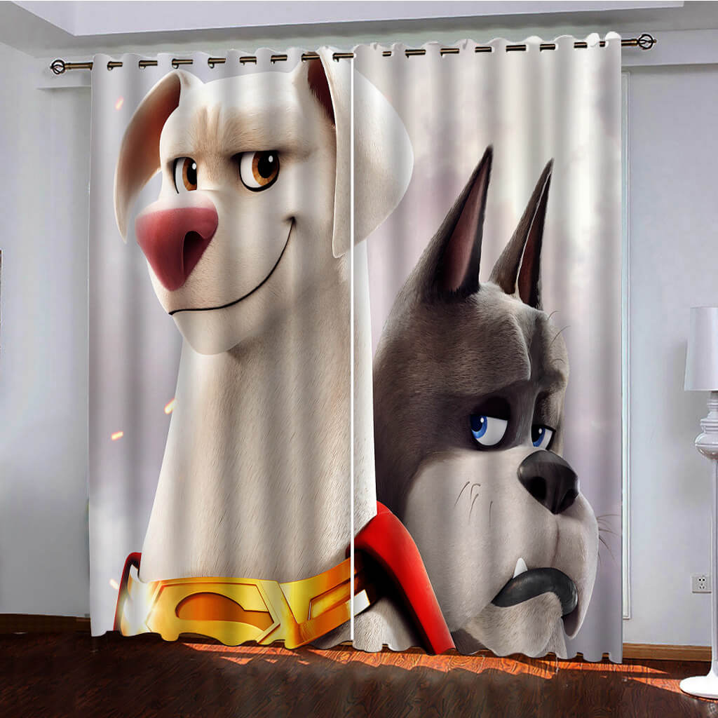 2024 NEW DC League of Super-Pets Curtains Window Drapes