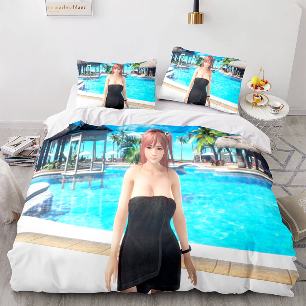 2024 NEW DOAXVV Honoka Cosplay Bedding Set Quilt Cover Without Filler