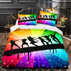 2024 NEW Dance Pattern Bedding Set Quilt Duvet Covers Bed Sets