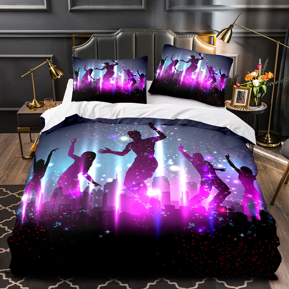 2024 NEW Dance Pattern Bedding Set Quilt Duvet Covers