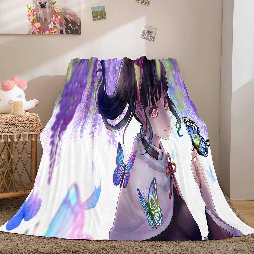 2025 NEW Demon Slayer Flannel Fleece Blanket