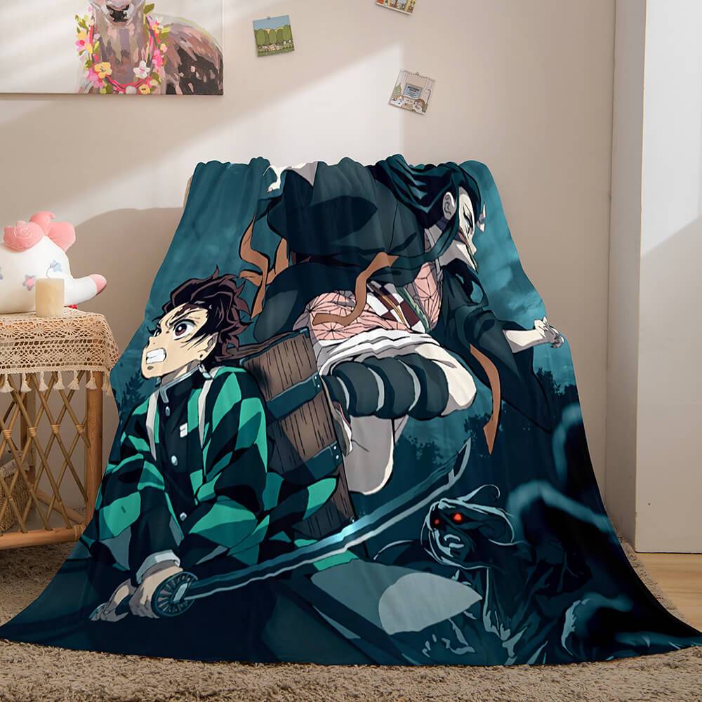 2025 NEW Demon Slayer Flannel Fleece Blanket