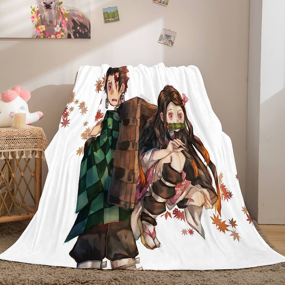 2025 NEW Demon Slayer Flannel Fleece Blanket