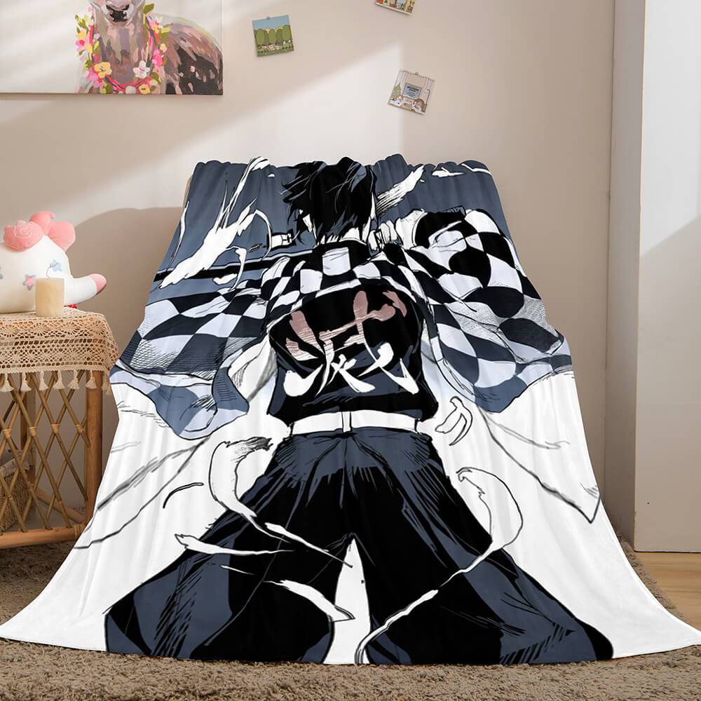 2025 NEW Demon Slayer Flannel Fleece Blanket