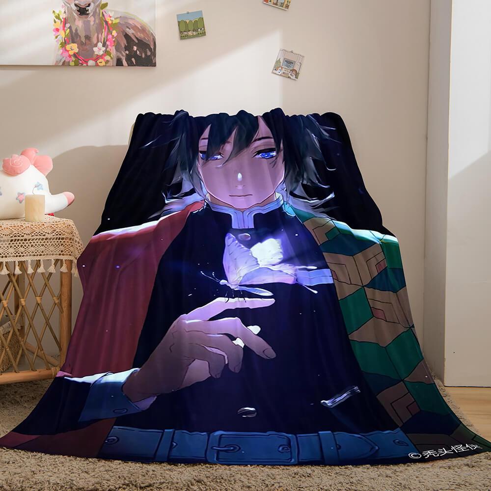 2025 NEW Demon Slayer Flannel Fleece Blanket