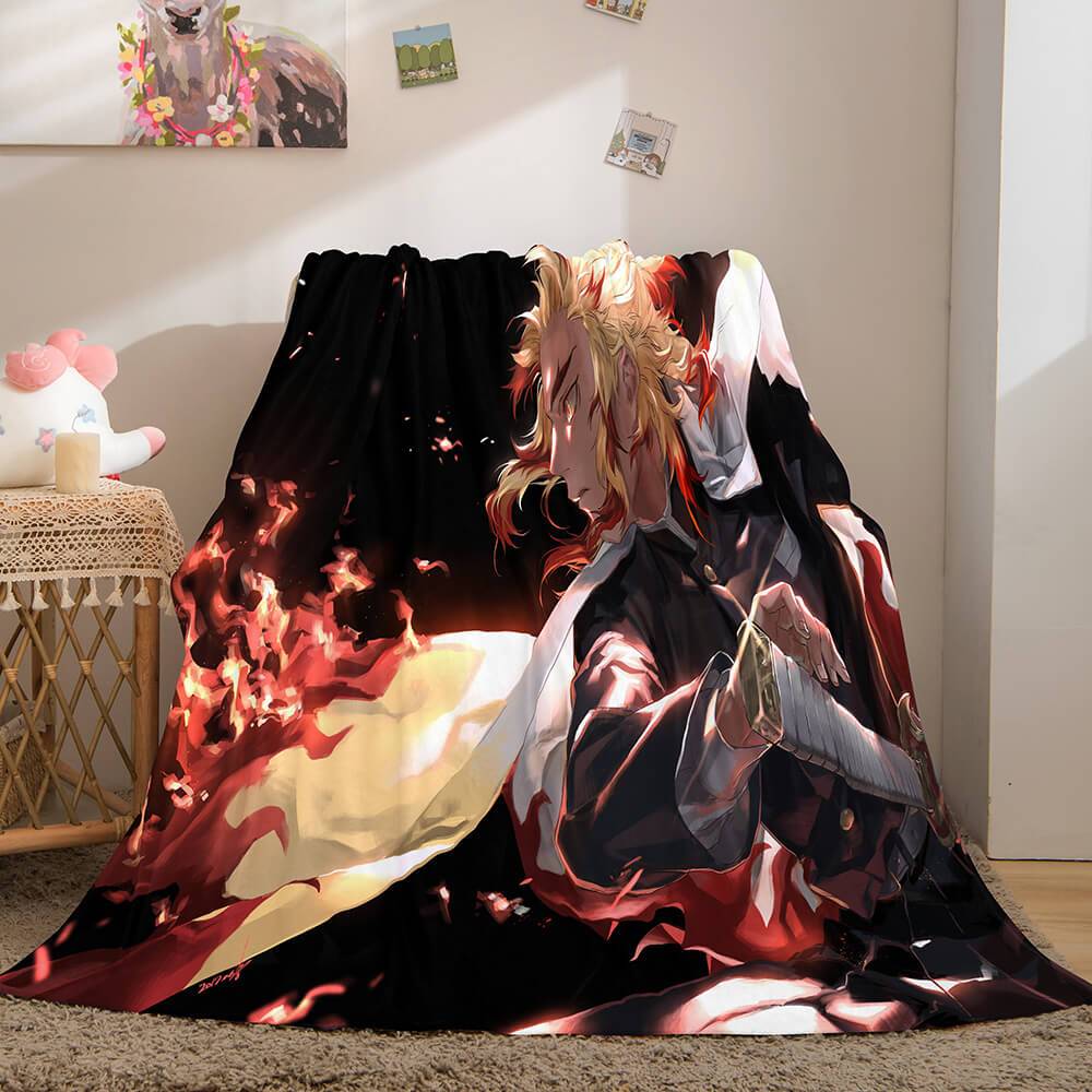 2025 NEW Demon Slayer Flannel Fleece Blanket