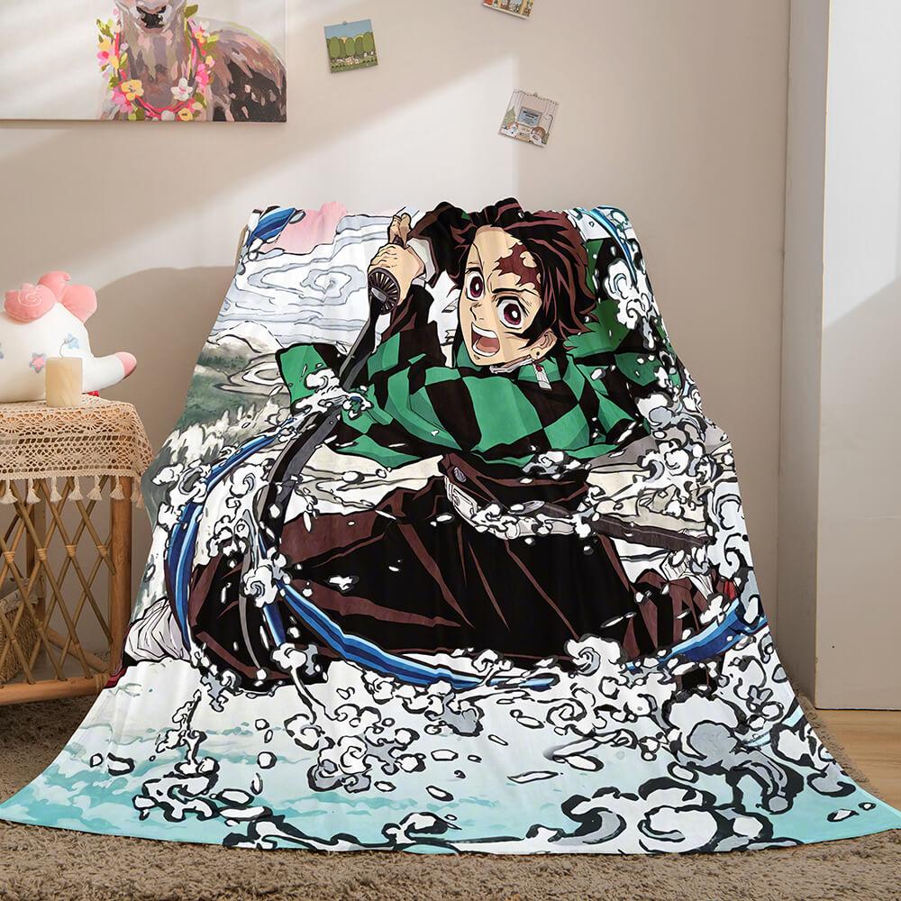 2025 NEW Demon Slayer Flannel Fleece Blanket