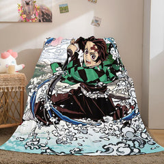 2025 NEW Demon Slayer Flannel Fleece Blanket
