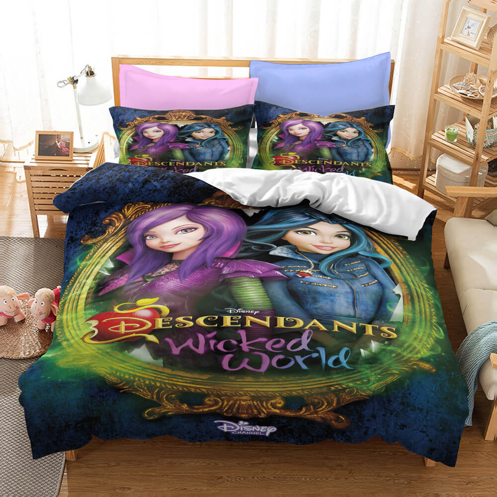 2024 NEW Descendants Bedding Set Quilt Duvet Cover Without Filler