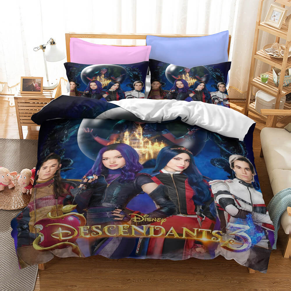 2024 NEW Descendants Bedding Set Quilt Duvet Cover Without Filler