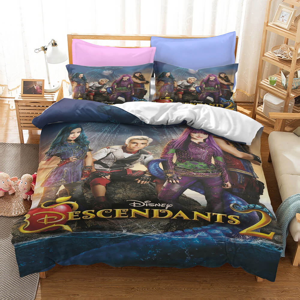 2024 NEW Descendants Bedding Set Quilt Duvet Cover Without Filler