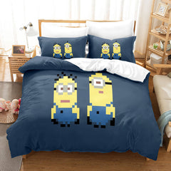 2024 NEW Despicable Me Bedding Set Pattern Quilt Cover Without Filler