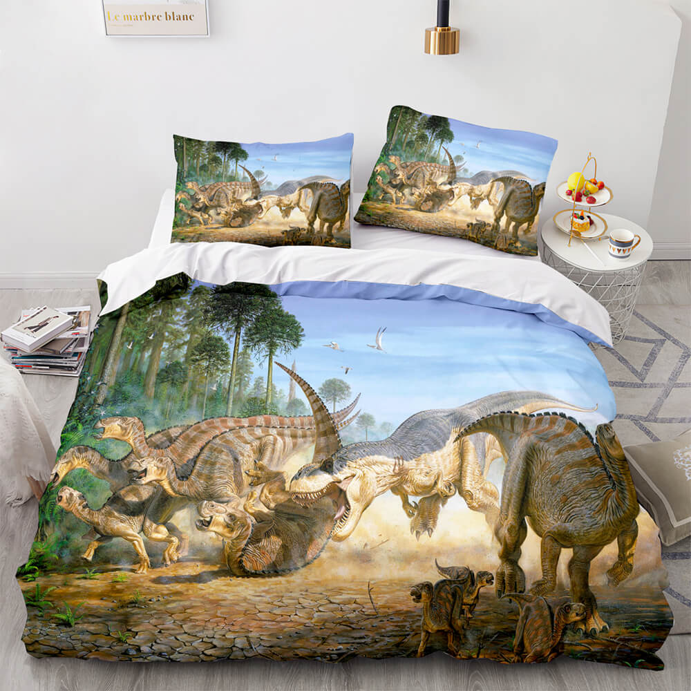 2024 NEW Dinosaur Bedding Set Pattern Quilt Cover Without Filler