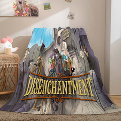 2025 NEW Disenchantment Blanket Flannel Throw Room Decoration