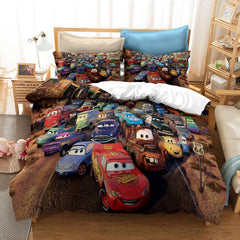 2024 NEW Disney Cars Bedding Set Quilt Cover Without Filler