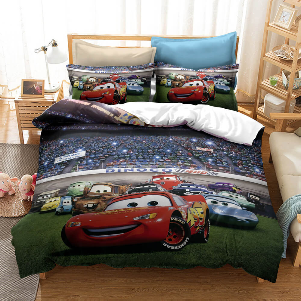 2024 NEW Disney Cars Bedding Set Quilt Cover Without Filler