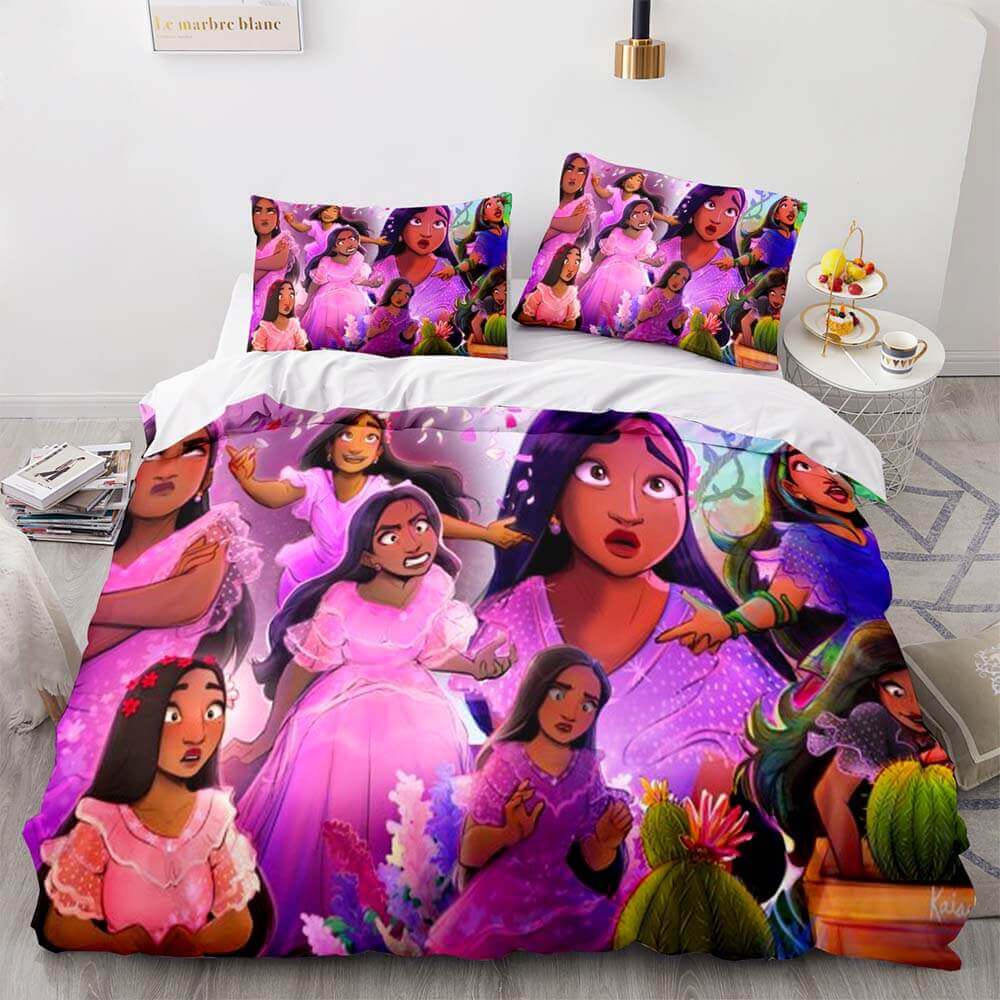 2024 NEW Disney Encanto Bedding Set Quilt Duvet Covers Pillowcase Bedding Sets