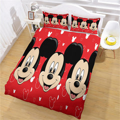 2024 NEW Disney Mickey Mouse Bedding Set Cosplay Quilt Cover Without Filler