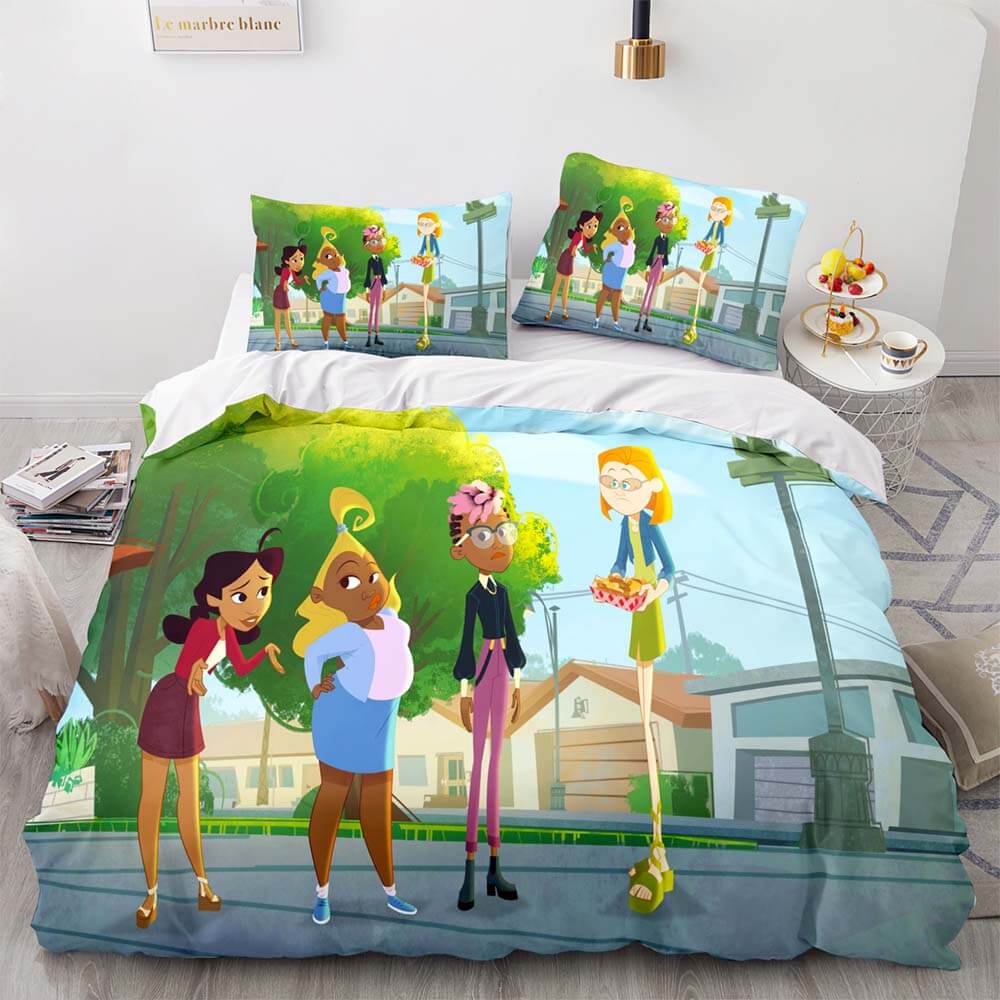 2024 NEW Disney The Proud Family Bedding Set Quilt Duvet Cover Bedding Sets