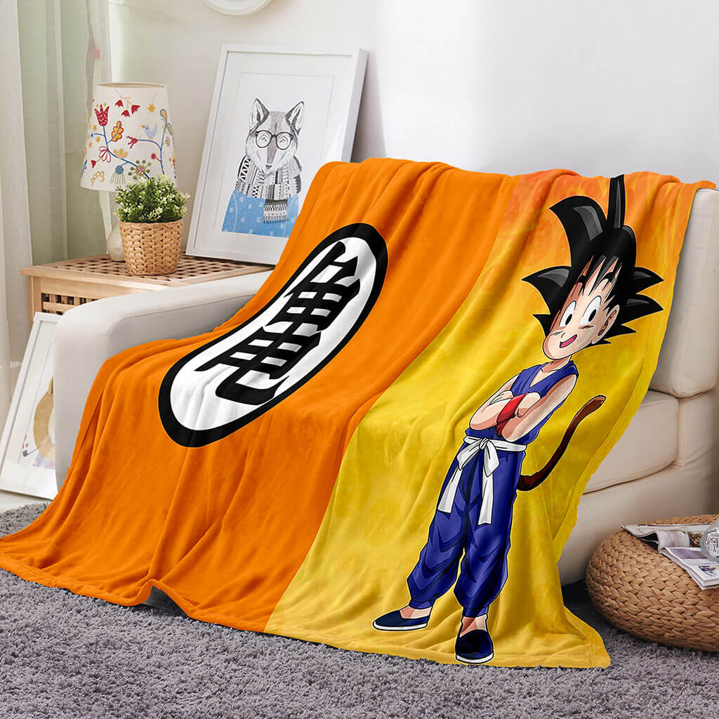 2024 NEW Dragon Ball Blanket Flannel Throw Room Decoration