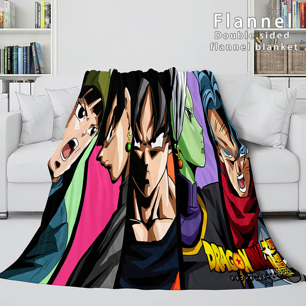 2024 NEW Dragon Ball Cosplay Flannel Blanket Throw Soft