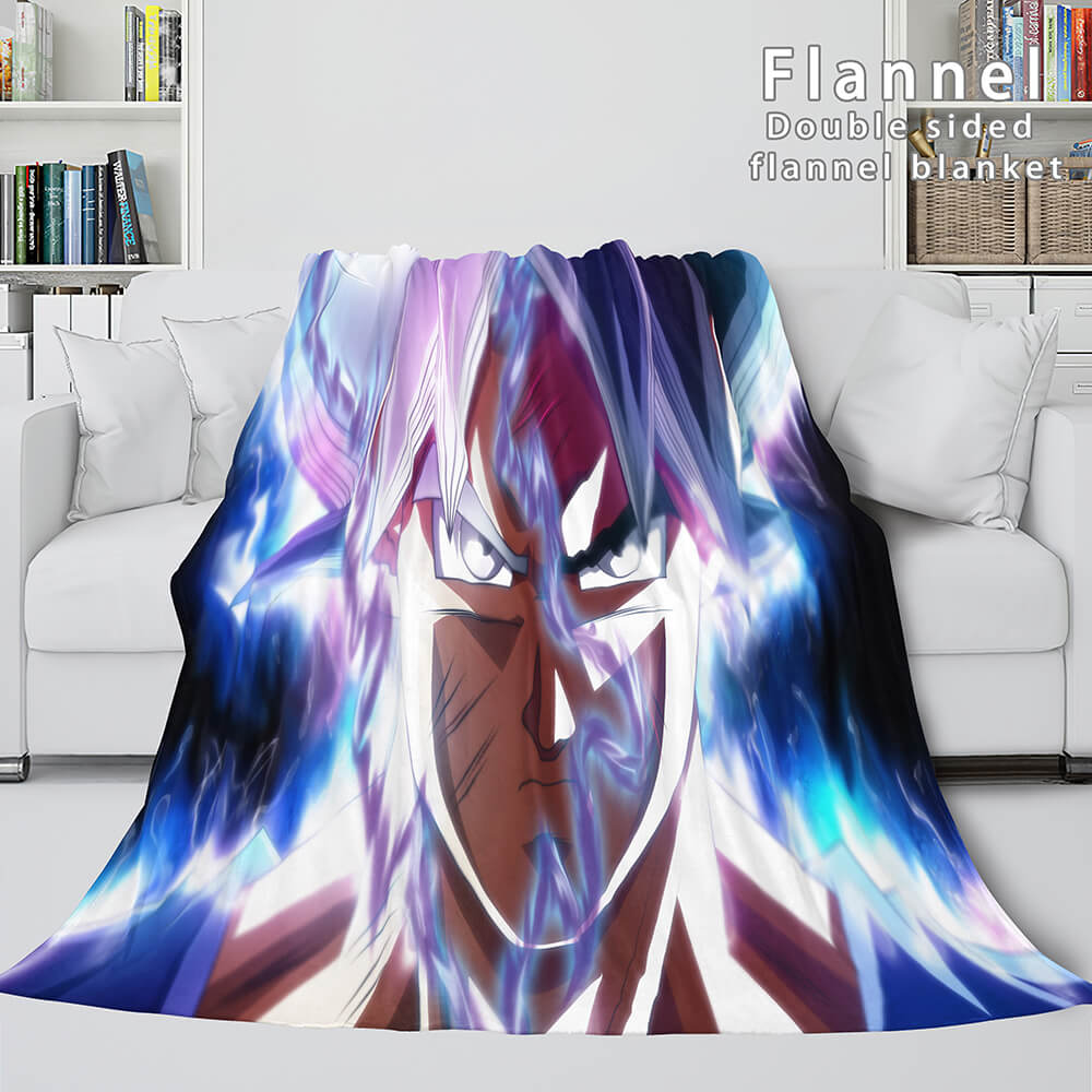 2024 NEW Dragon Ball Cosplay Flannel Blanket Throw Wrap