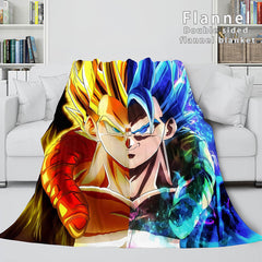 2024 NEW Dragon Ball Cosplay Flannel Blanket Throw Wrap