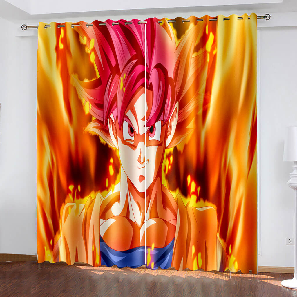 2024 NEW Dragon Ball Curtains Blackout Window Drapes