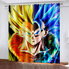 2024 NEW Dragon Ball Curtains Blackout Window Drapes