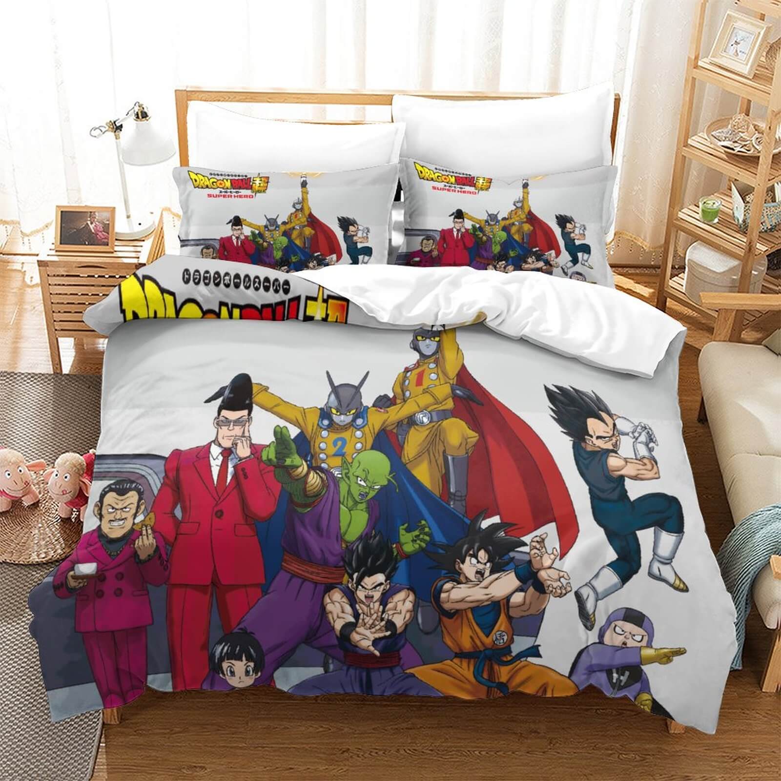 2024 NEW Dragon Ball Super Super Hero Bedding Sets Quilt Cover Without Filler