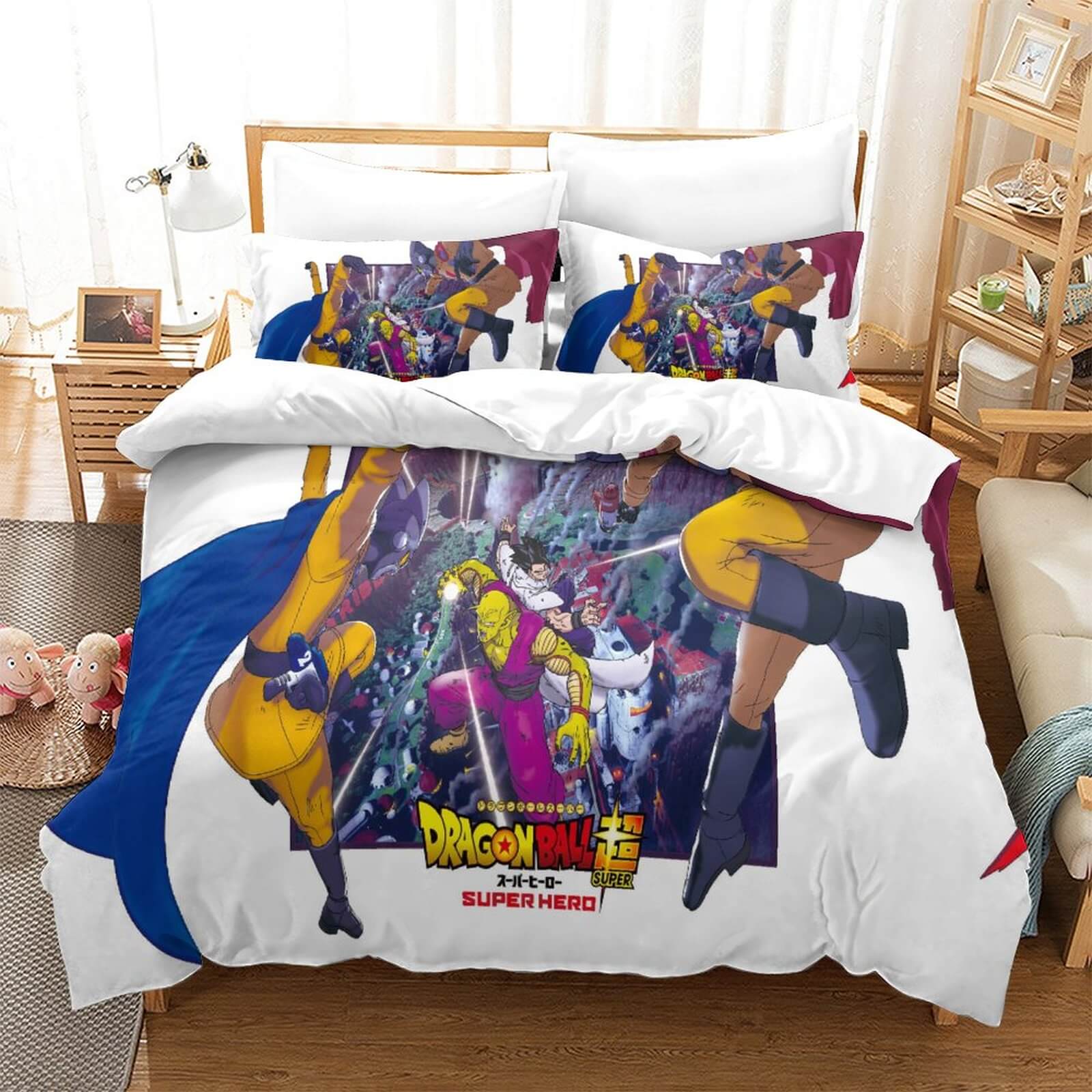 2024 NEW Dragon Ball Super Super Hero Bedding Sets Quilt Cover Without Filler