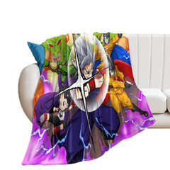 2024 NEW Dragon Ball Super Super Hero Blanket Pattern Flannel Throw Room Decoration