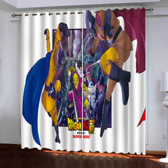 2024 NEW Dragon Ball Super Super Hero Curtains Blackout Window Drapes