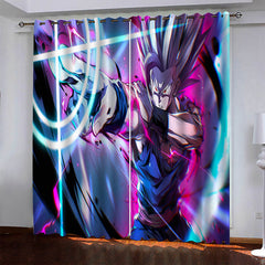 2024 NEW Dragon Ball Super Super Hero Curtains Blackout Window Drapes