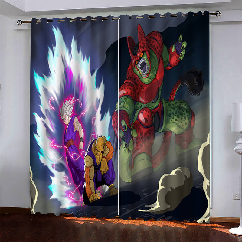 2024 NEW Dragon Ball Super Super Hero Curtains Blackout Window Drapes
