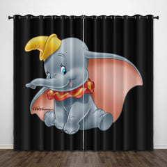 2024 NEW Dumbo Curtains Pattern Blackout Window Drapes