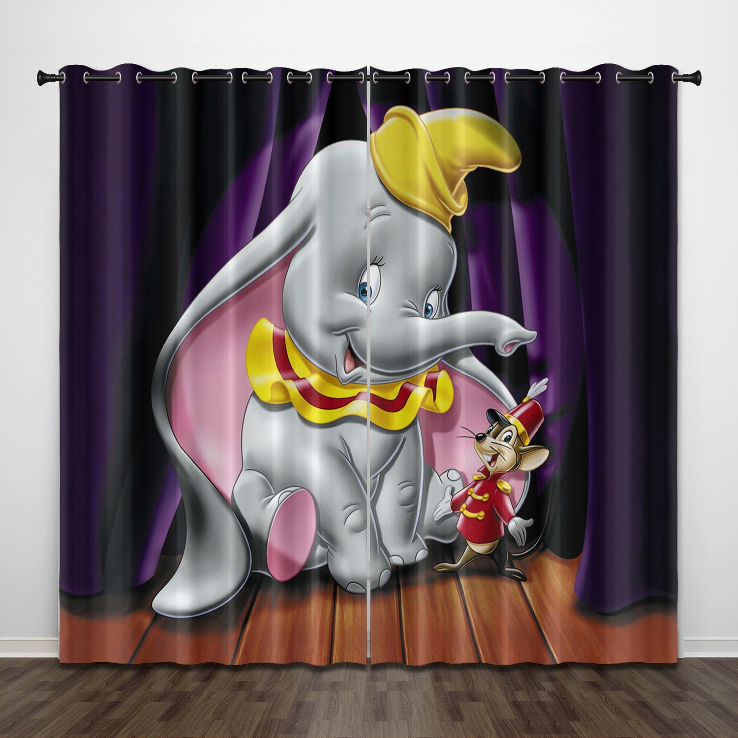 2024 NEW Dumbo Curtains Pattern Blackout Window Drapes