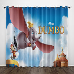 2024 NEW Dumbo Curtains Pattern Blackout Window Drapes