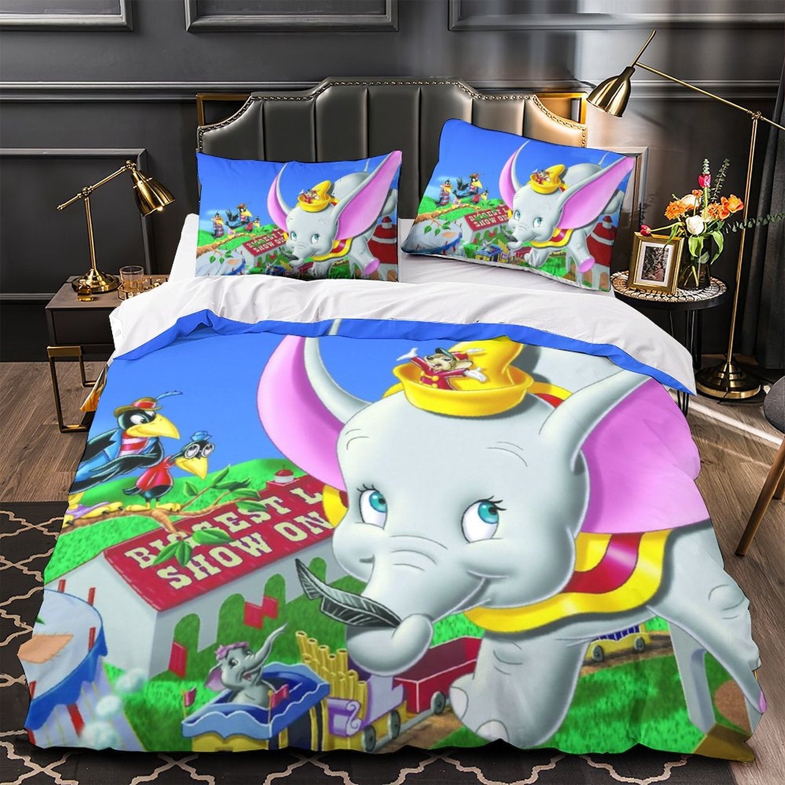 2024 NEW Dumbo Pattern Bedding Set Quilt Duvet Cover Without Filler