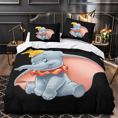 2024 NEW Dumbo Pattern Bedding Set Quilt Duvet Cover Without Filler