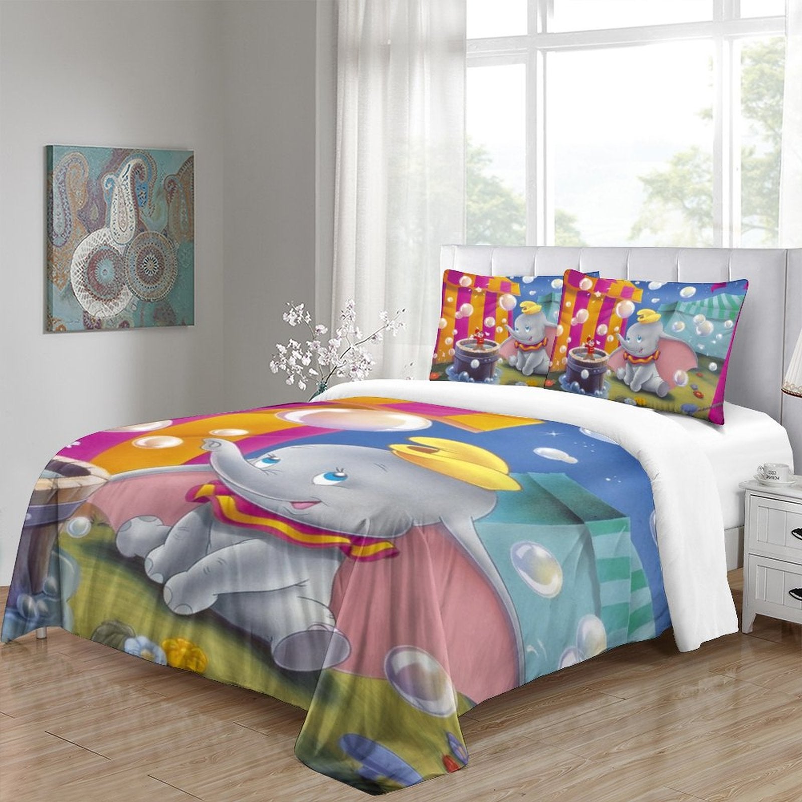 2024 NEW Dumbo Pattern Bedding Set Quilt Duvet Cover Without Filler