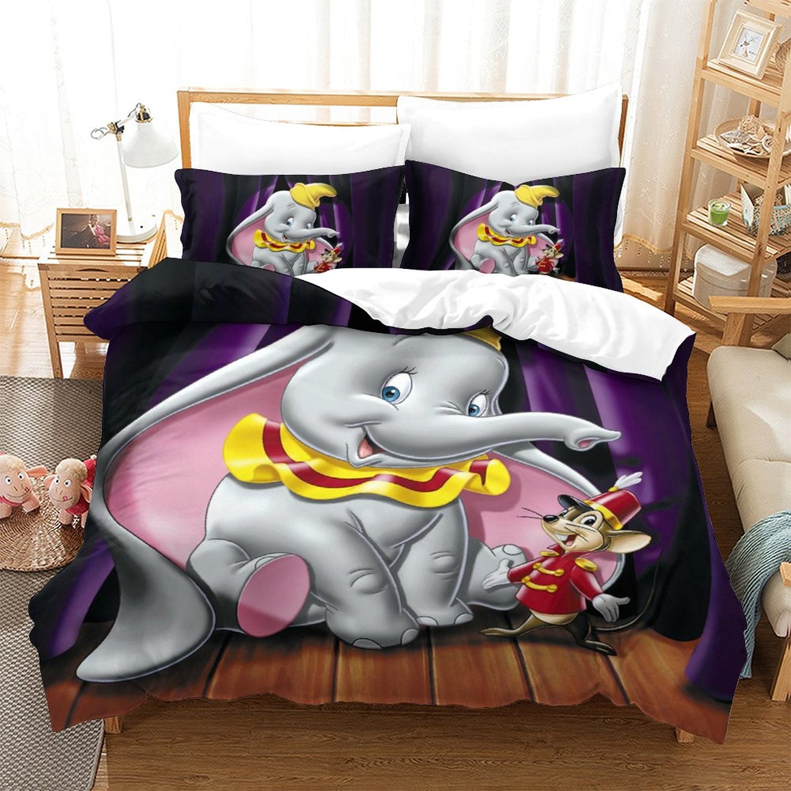 2024 NEW Dumbo Pattern Bedding Set Quilt Duvet Cover Without Filler