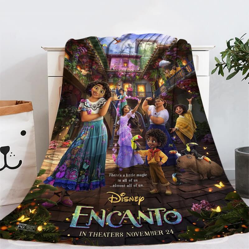 2024 NEW Encanto Blanket Cosplay Flannel Throw Room Decoration